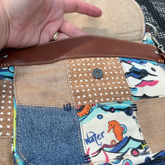 Sakroots Artist circle crossbody/messenger bag no signs of wear - Picture 12 of 13